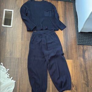 Navy Women's Pants & Jumpsuit Set